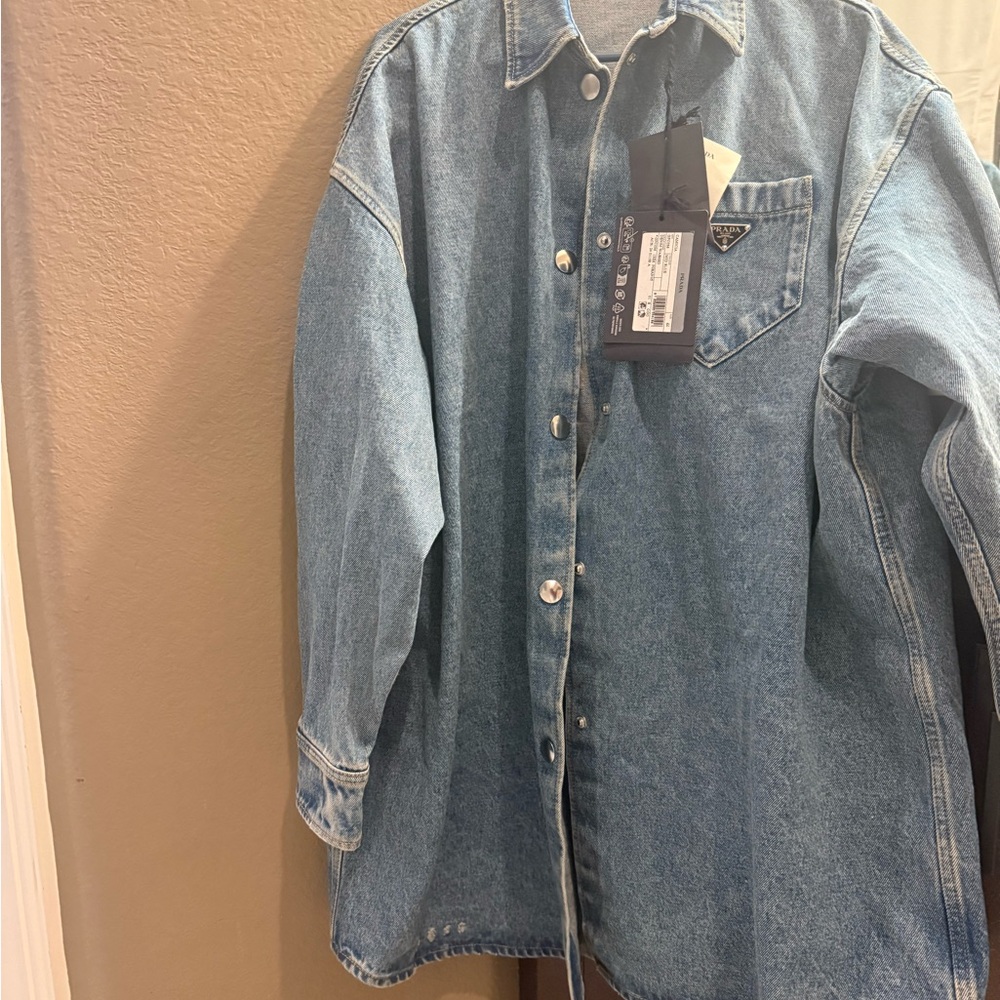 Prada Denim Button-Up shirt - Picture 1 of 4